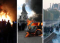 Violent clashes, looting and buildings ablaze in France as over 1,200 arrested after protests
