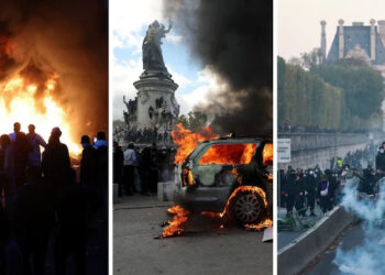 Violent clashes, looting and buildings ablaze in France as over 1,200 arrested after protests 5 Violent clashes, looting and buildings ablaze in France as over 1,200 arrested after protests