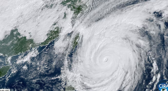 Taiwan grinds to a halt, nearly 1,000 flights cancelled as Typhoon Champi closes in